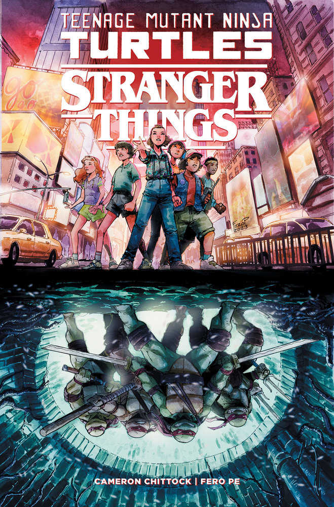 Teenage Mutant Ninja Turtles X Stranger Things (Spine Stress on Back Cover)