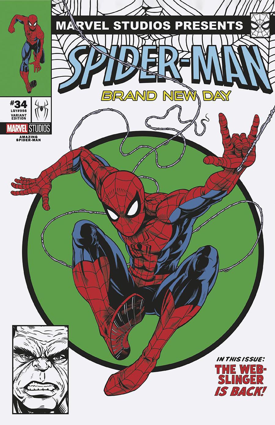 AMAZING SPIDER-MAN #34 ADAM STAFFORD SPIDER-MAN: BRAND NEW DAY MARVEL STUDIOS VARIANT