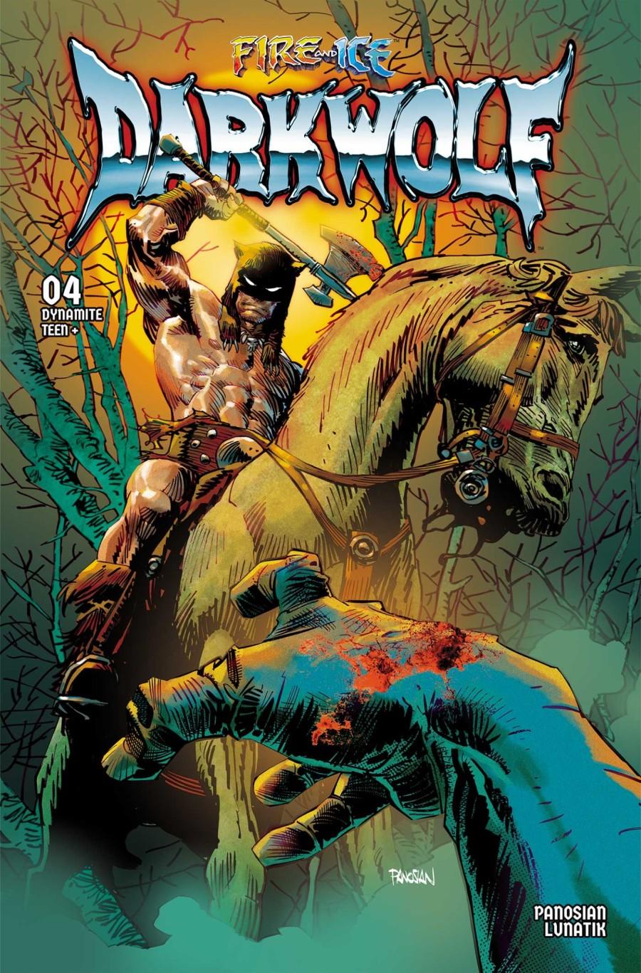 FIRE AND ICE DARKWOLF #4 CVR K ROBERT HACK VAR