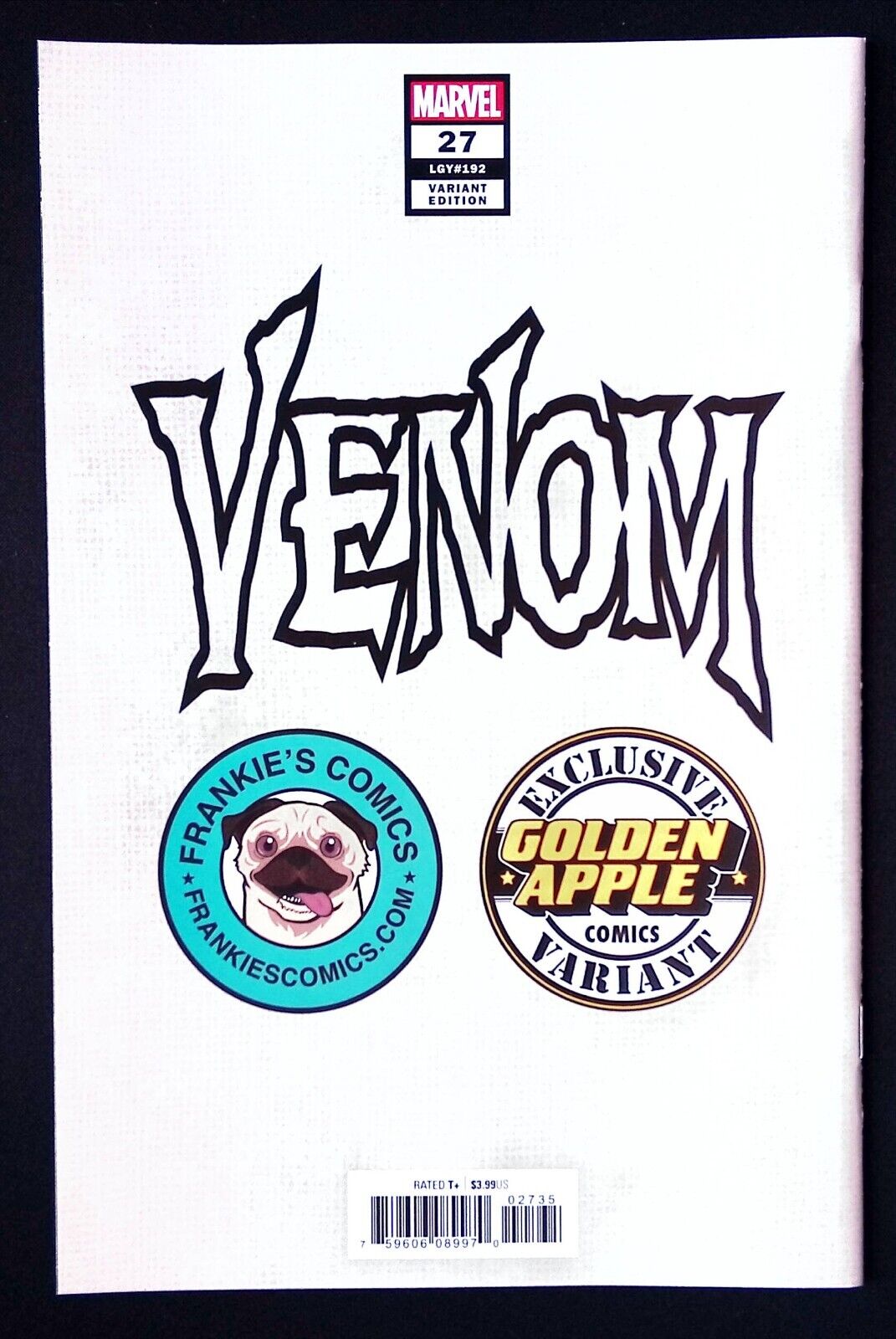 Venom #27 LGY #192 Peach Momoko Sketch Variant (Marvel Comics)