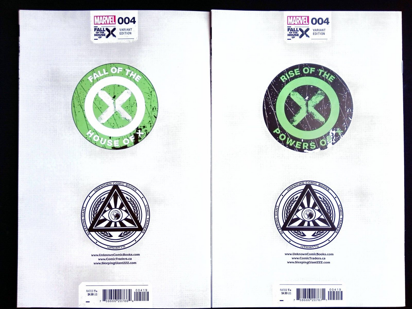 Fall of the House of X #4 Rise of the Powers of X #4 KAARE ANDREWS Trade Set