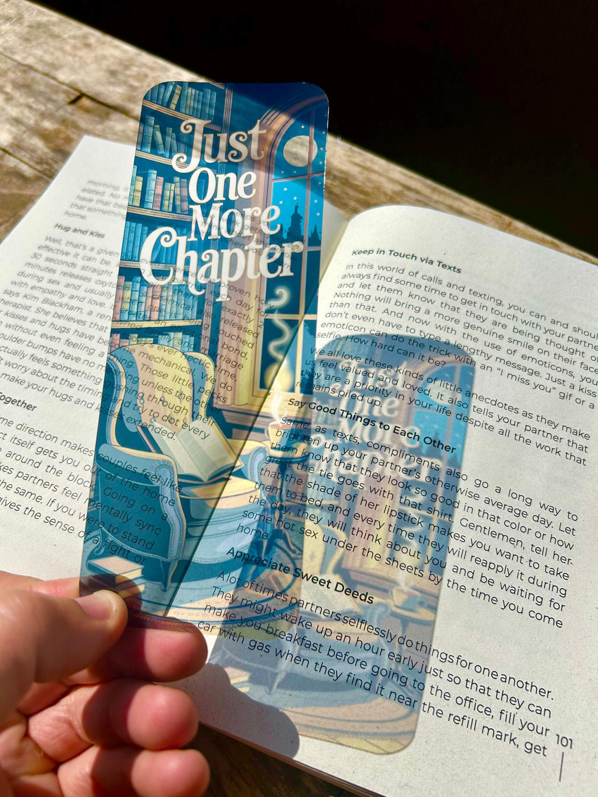 Just One More Chapter Bookmark – Perfect Gift for Book Worms
