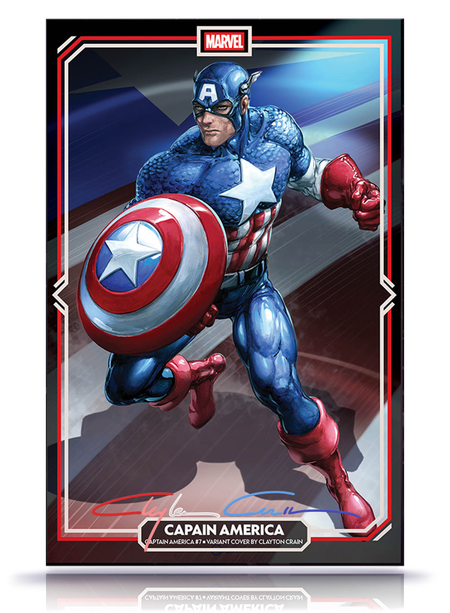 PREORDER: Captain America No. 7 Patriotic Signature w/COA