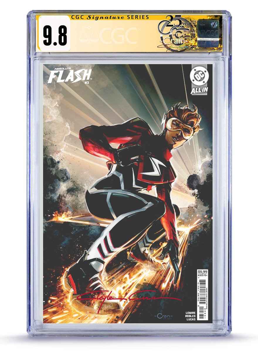 CGC Signature Series Classic Signed PREORDER: Absolute Flash No. 3 TRADE DRESS