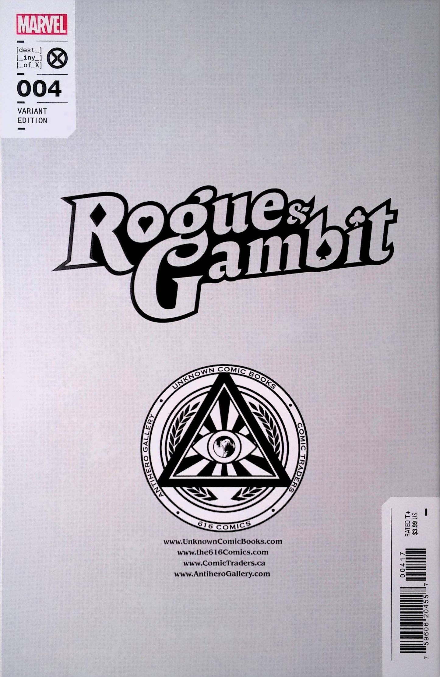 Rogue and Gambit #4 (Virgin Cover by Nathan Szerdy) - Marvel