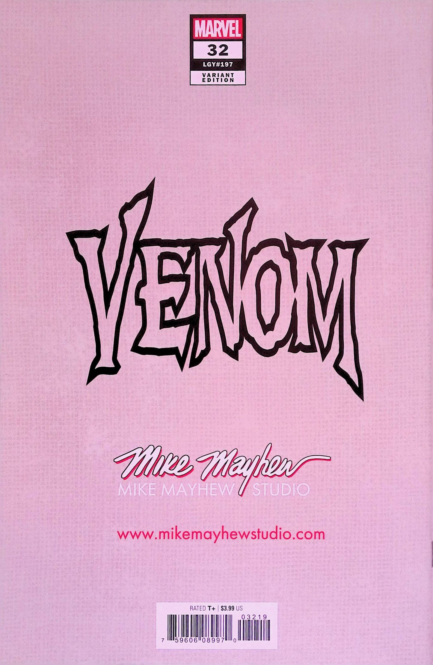 Venom #32 (Mike Mayhew Homage Red Variant) - Marvel Comics