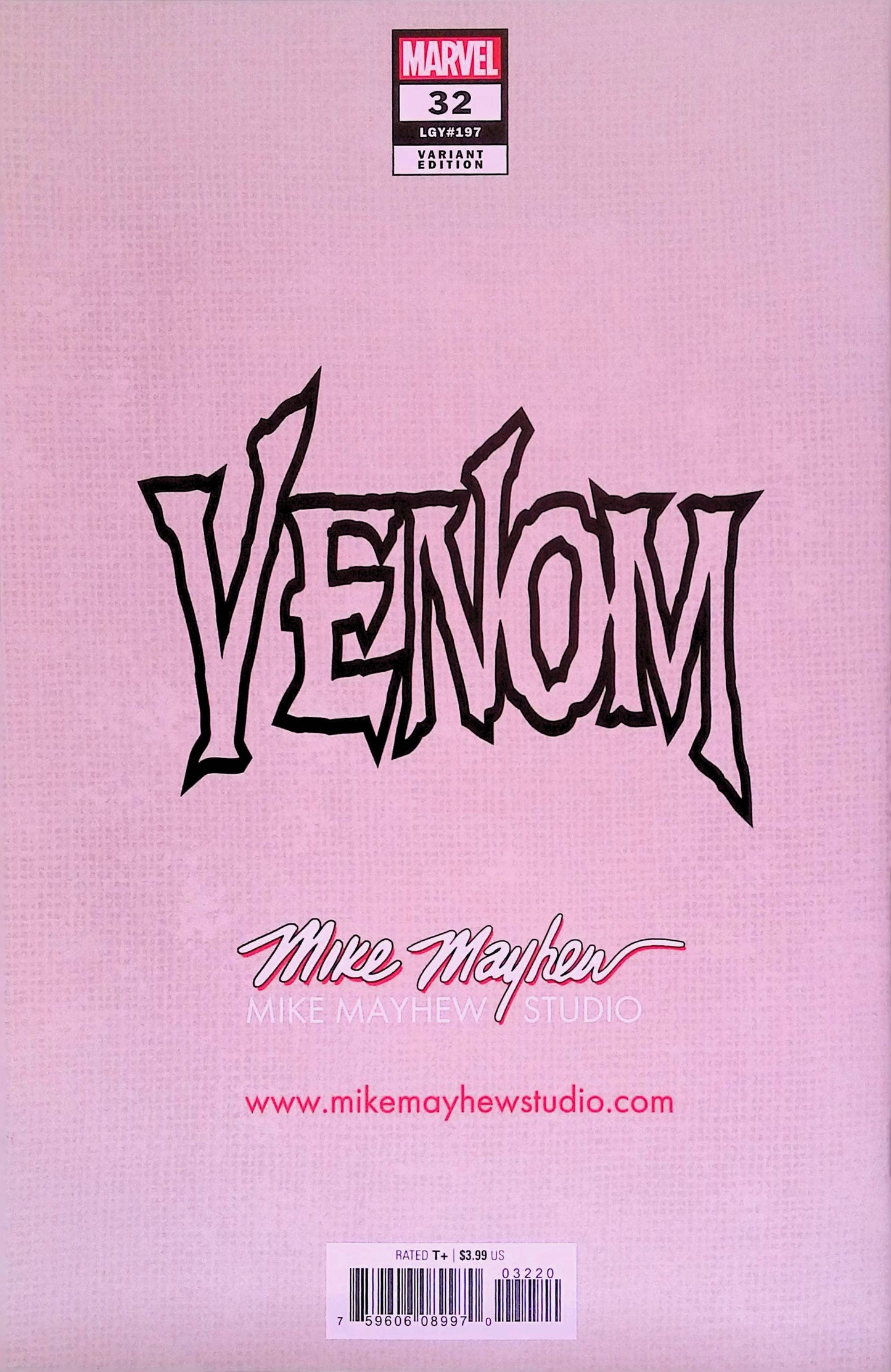 Venom #32 (Mike Mayhew Homage Gold Variant) - Marvel Comics