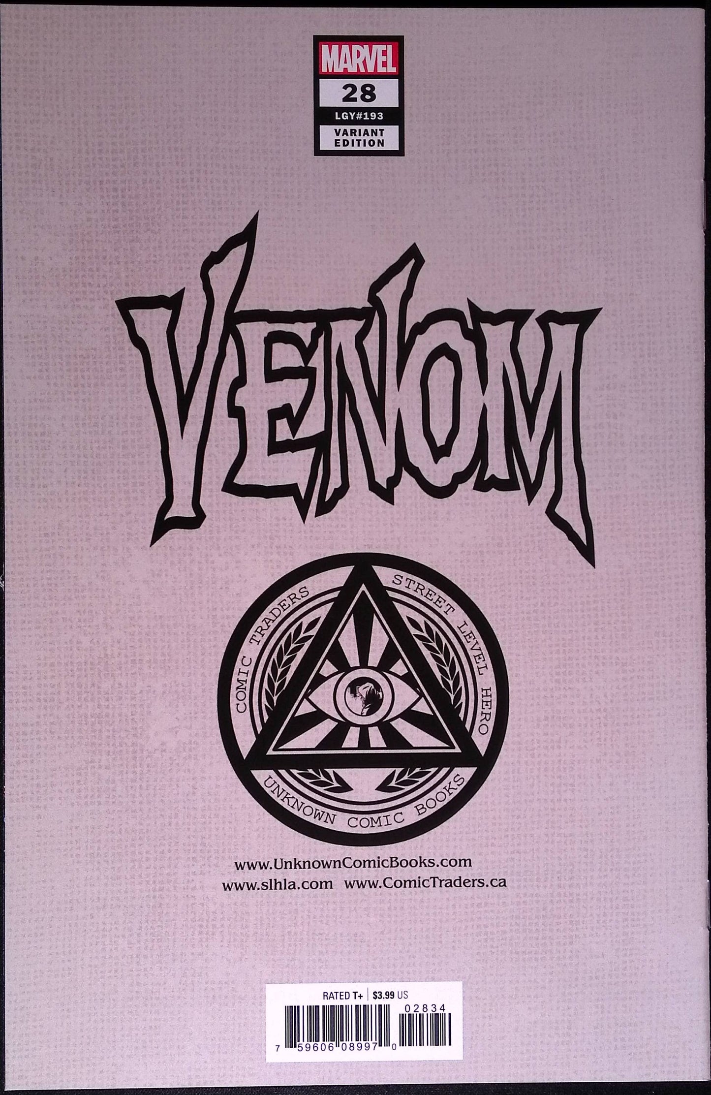 Venom #28 (Dave Rapoza Variant) Signed 🖋️