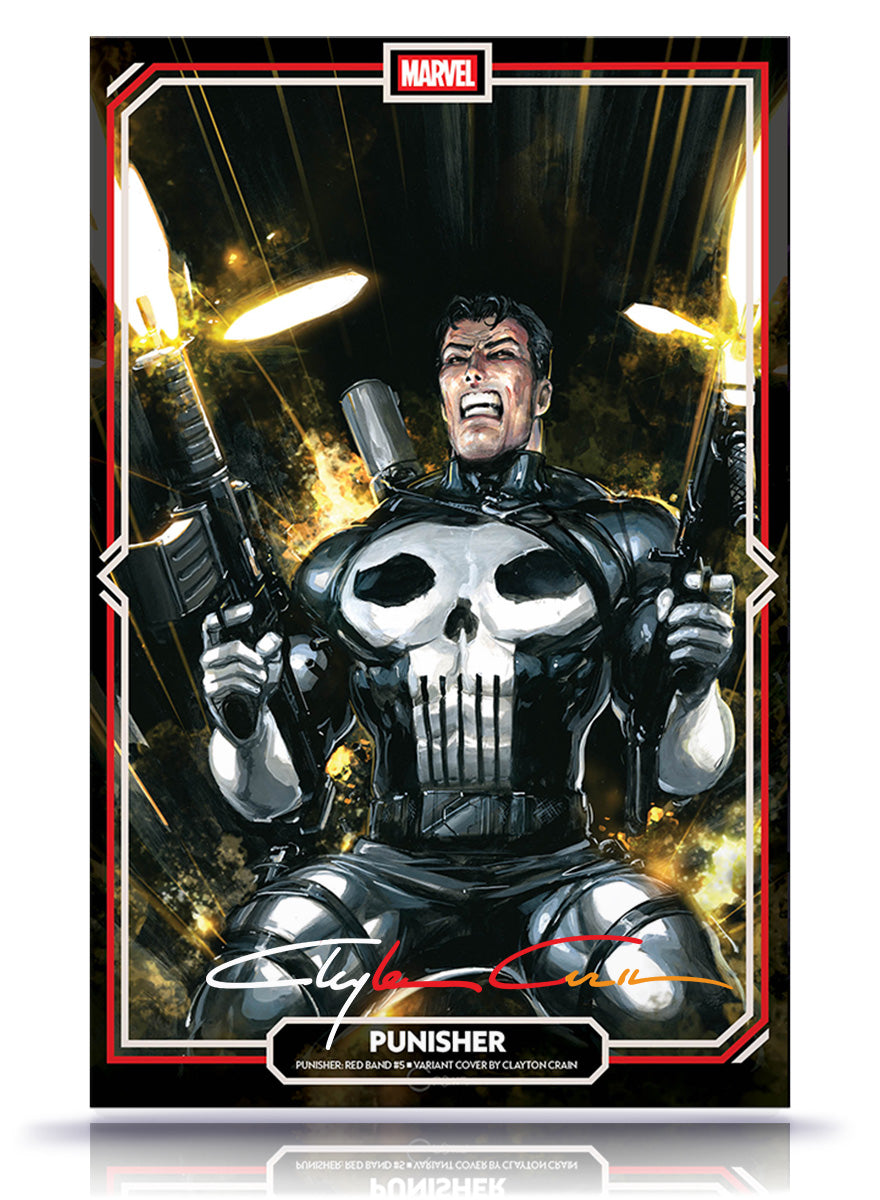 PREORDER: Punisher Red Band No. 5 Infinity Signature w/COA