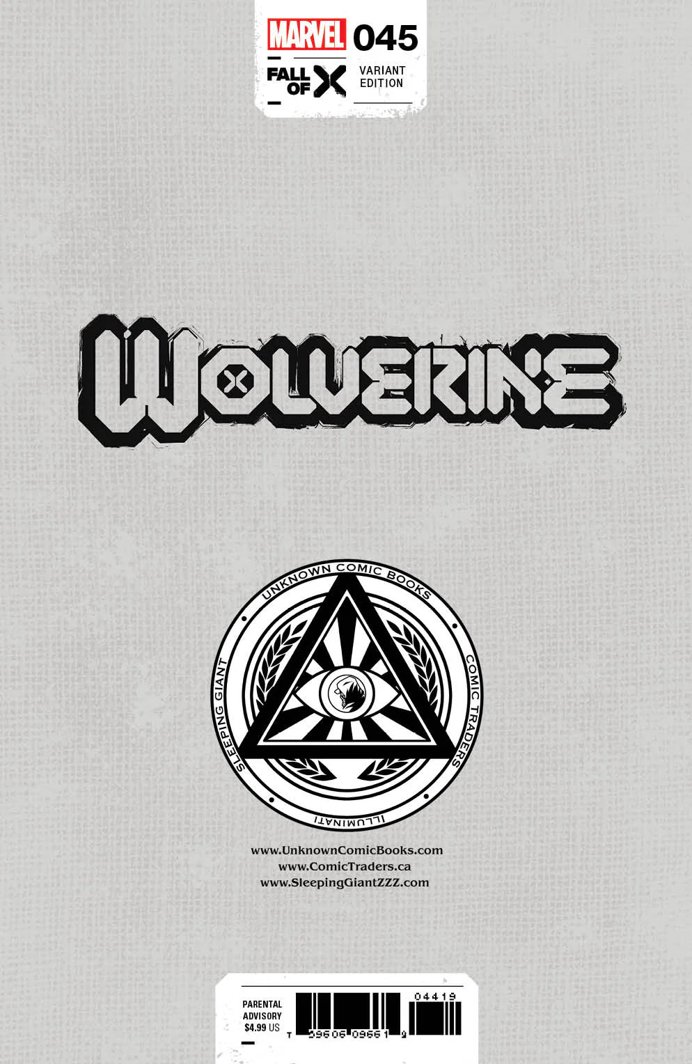 Wolverine #45 (Kaare Andrews Virgin Variant) - Marvel Comics