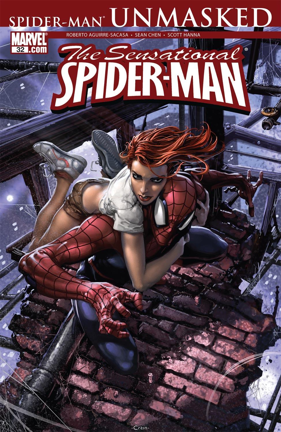 Sensational Spider-Man #32 Clayton Crain Cover
