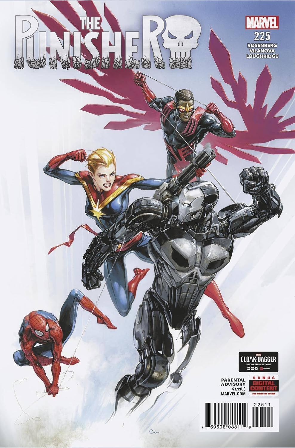 Punisher #225 Clayton Crain Cover