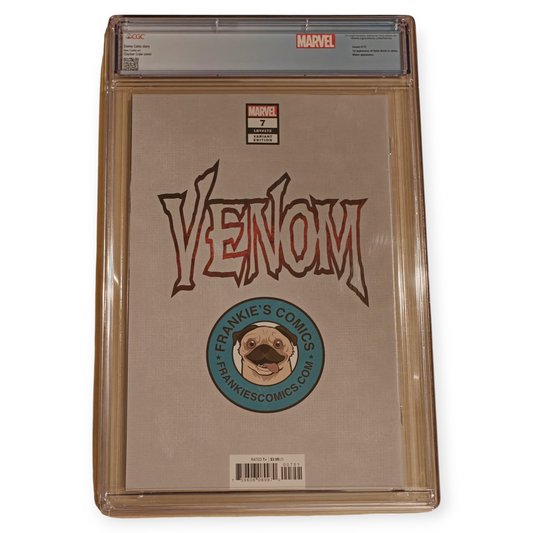 Venom #7 CGC 9.4 (2018) Clayton Crain Frankie's Comics Exclusive w/Custom Label