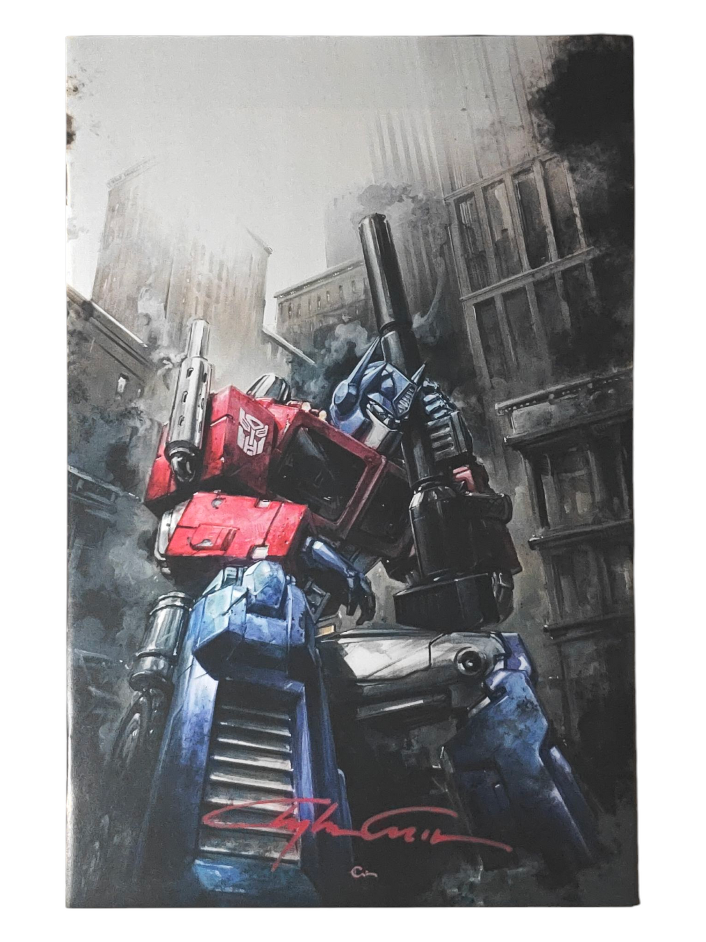 Transformers #1 NYCC Exclusive Clayton Crain Variant Signed Ltd 450