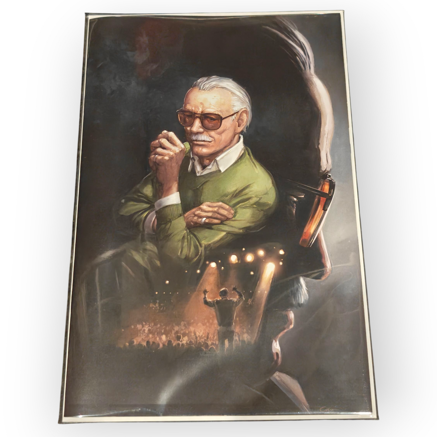 Stan Lee Undisputed Ltd 1000 NYCC 2025 Clayton Crain Virgin Variant