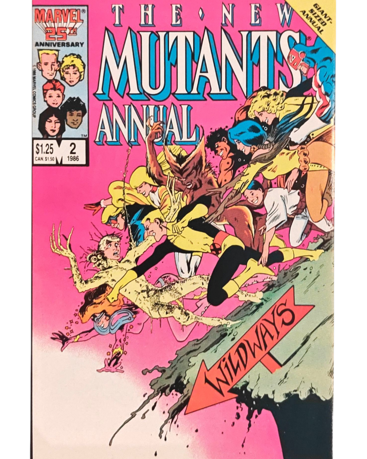 New Mutants Annual #2 Direct (1986)