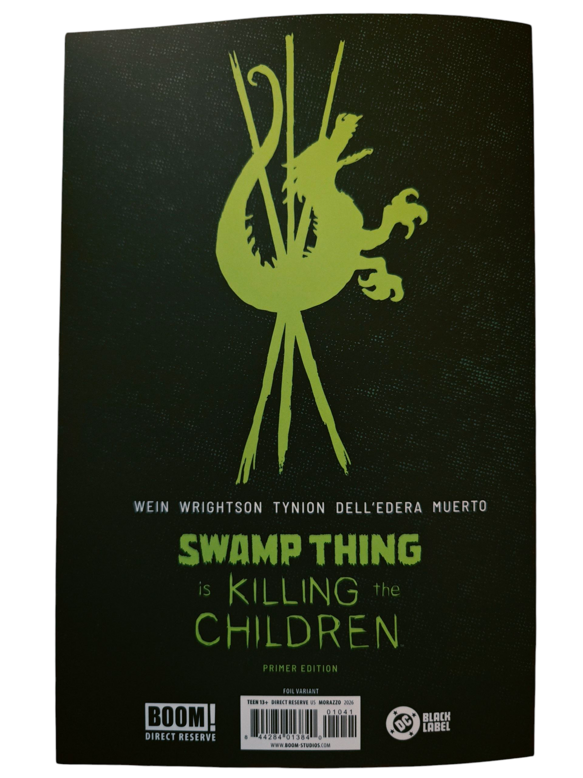 Swamp Thing is Killing the Children NYCC 2026 Primer Edition