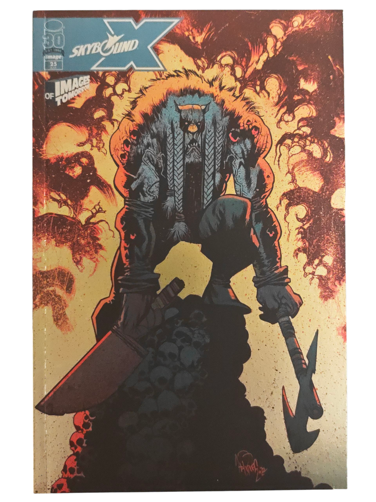 Skybound X #25 Battle Beast SDCC 2022 Exclusive Foil Variant James Harren