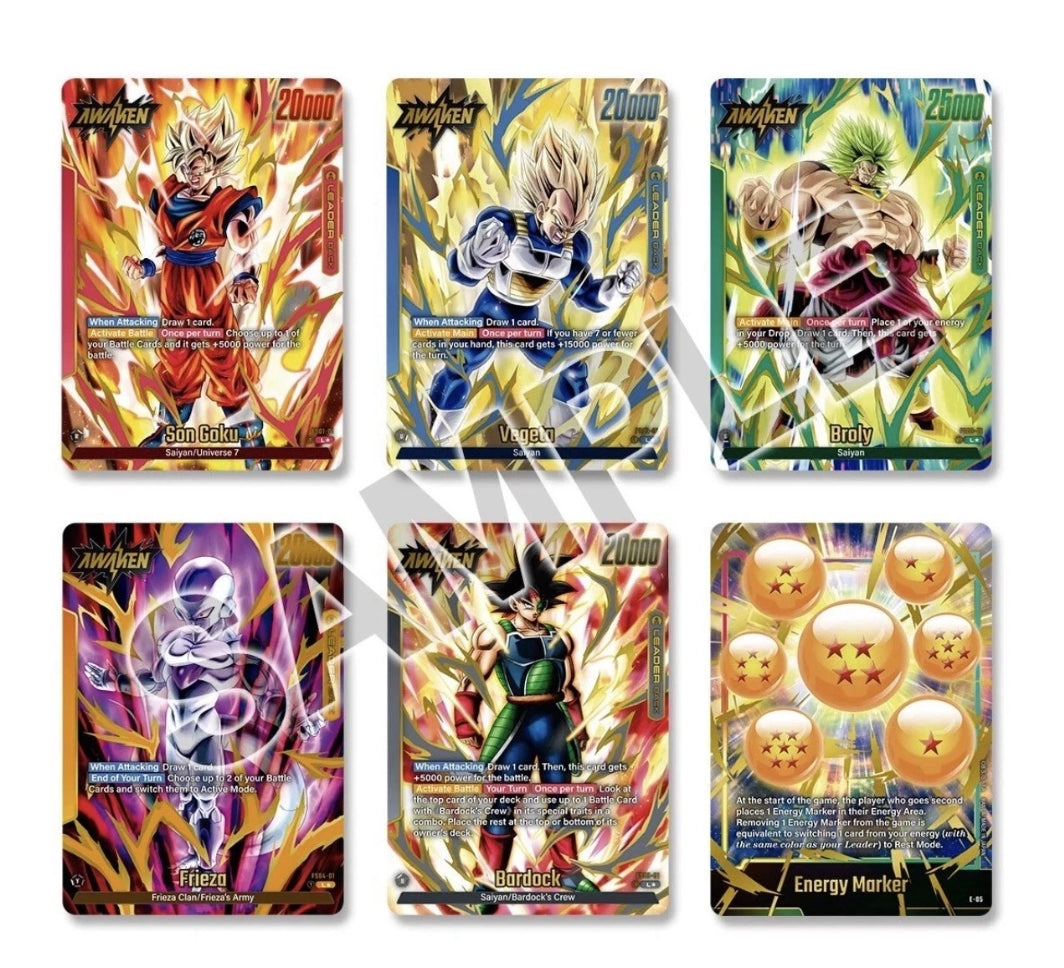 Dragon Ball Super TCG Fusion World Premium Card Collection 01 Leaders English