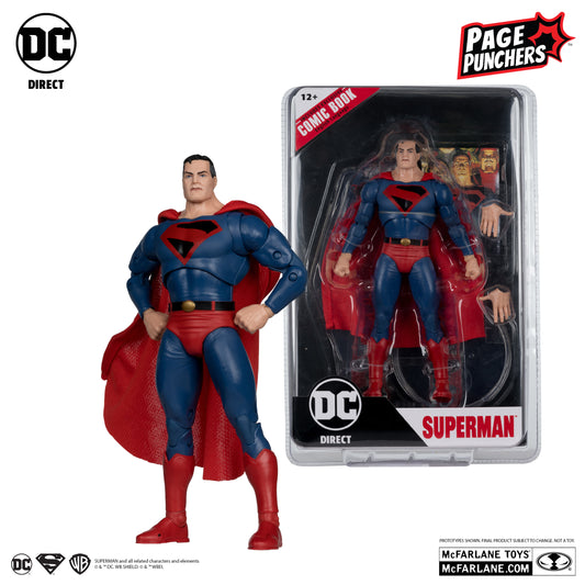 McFarlane DC Direct Superman (Kingdom Come) 7in Figure with Comic (Page Punchers)