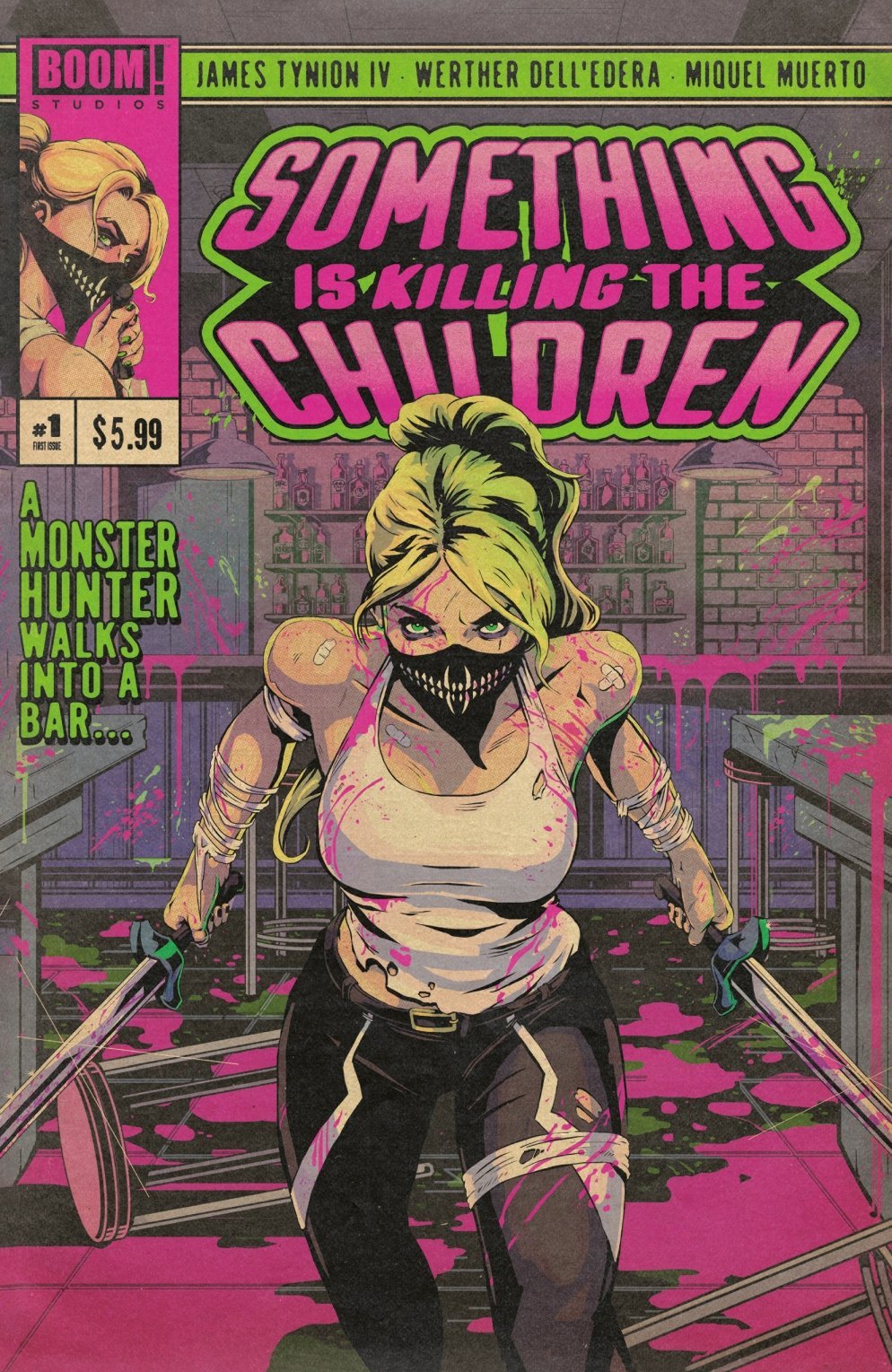 SIKTC A Monster Hunter Walks Into a Bar #1 NYCC Flops Spot UV Ltd. 400
