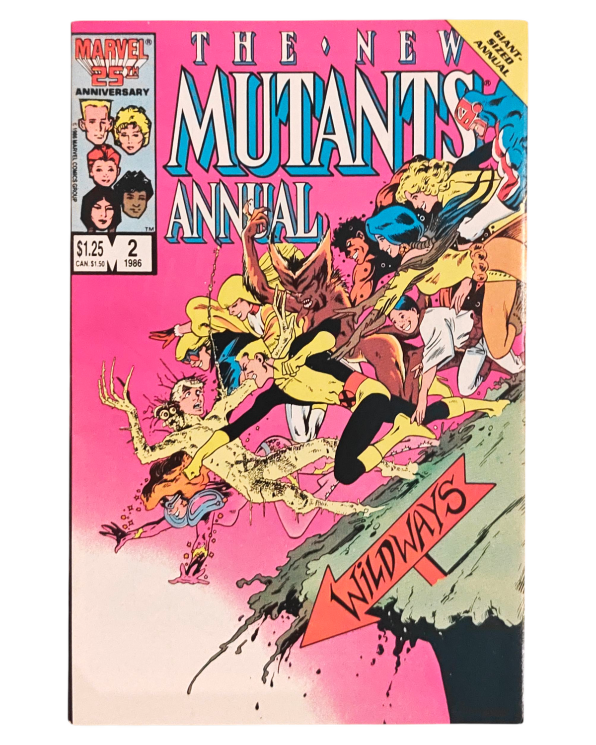 New Mutants Annual #2 Direct (1986)