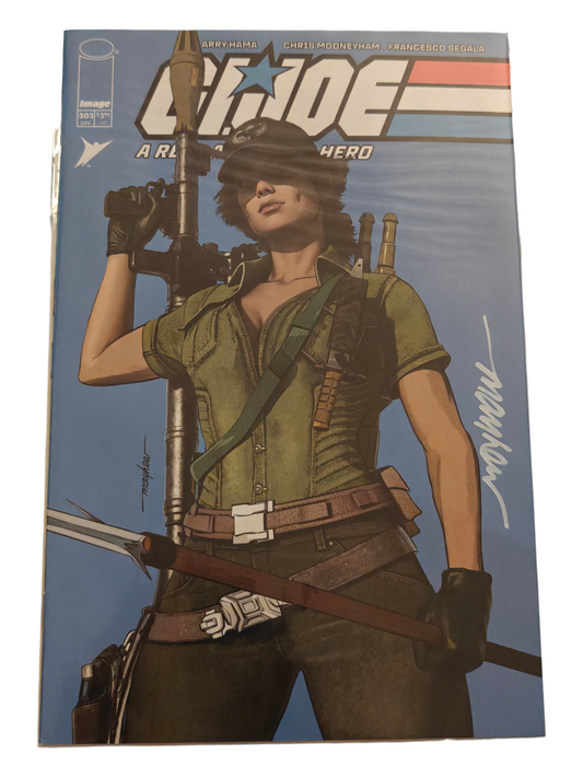 GI Joe #303 Mike Mayhew Signed Variant