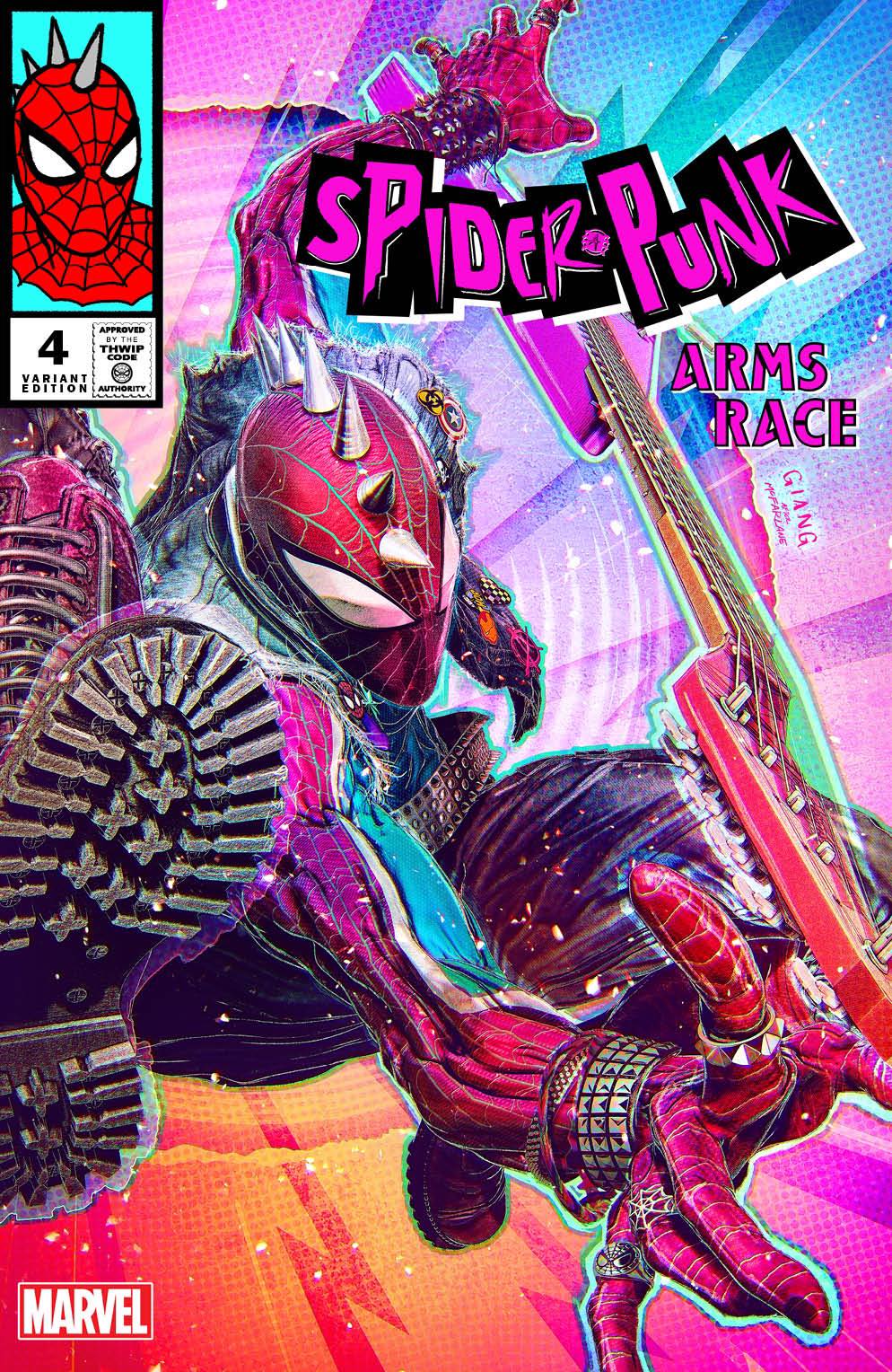 SPIDER-PUNK: ARMS RACE #4 (JOHN GIANG EXCLUSIVE VARIANT)(2024) COMIC BOOK