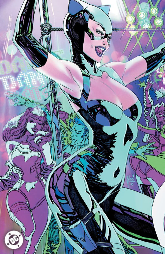 Gotham City Sirens: Unfit for Orbit #1 (2025) (Cover E Guillem March Kalanorian Connecting Foil Virgin Variant)
