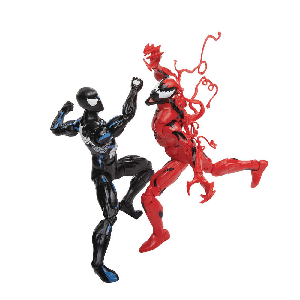 Marvel Legends VHS Spider-Man vs Carnage 6 In Action Figure 2 Pk