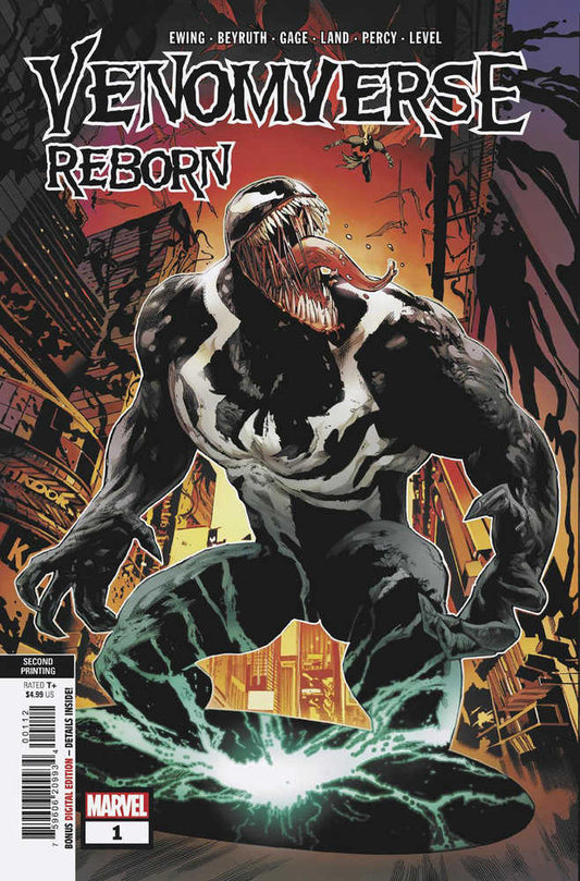 Venomverse Reborn #1 Greg Land 2 Nd Printing Variant