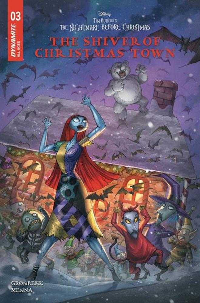 Tim Burtons The Nightmare Before Christmas The Shiver Of Christmas Town #3 Cover C Alan Quah Variant