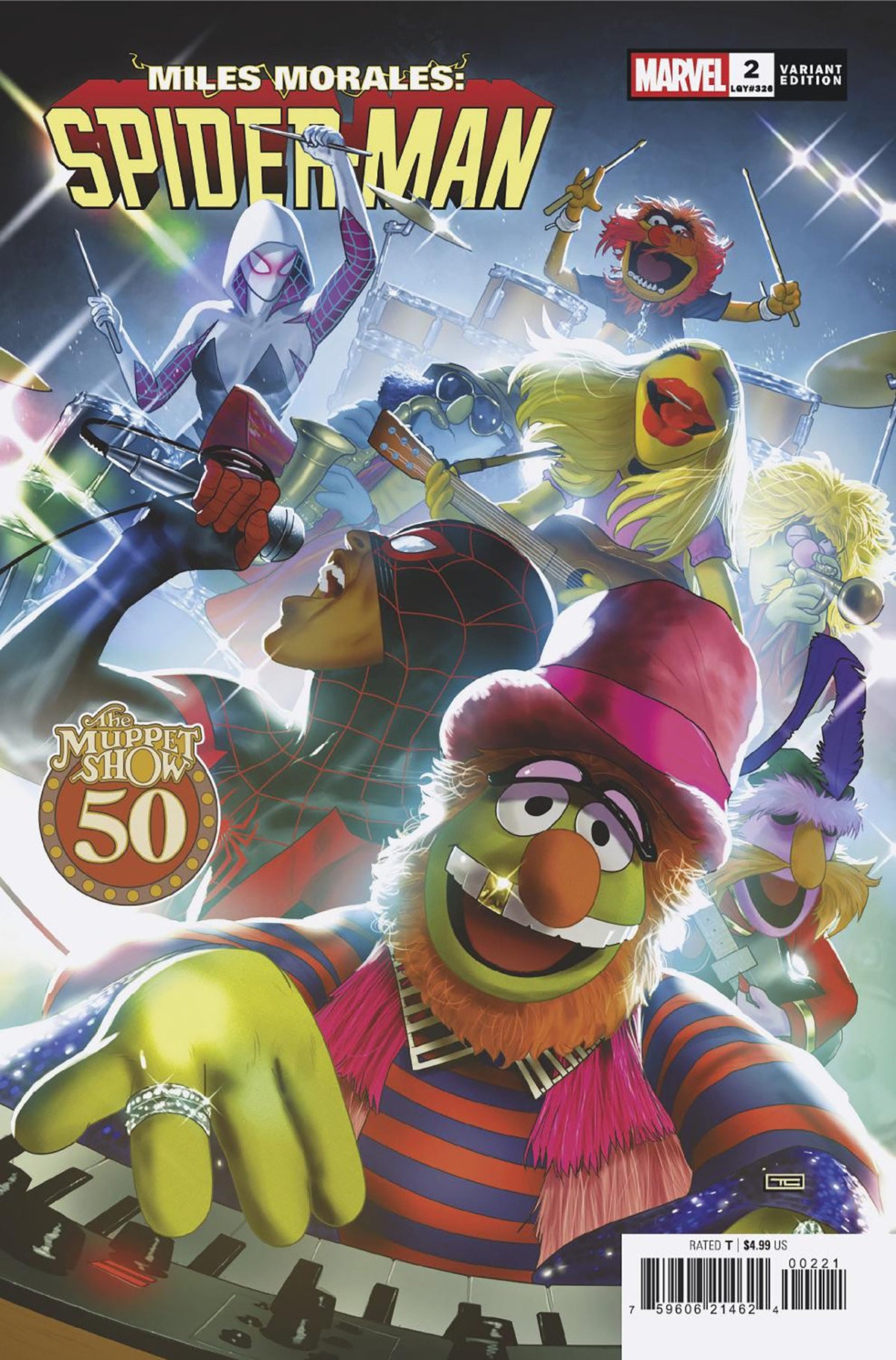 MILES MORALES: SPIDER-MAN #2 TAURIN CLARKE MUPPETS VARIANT