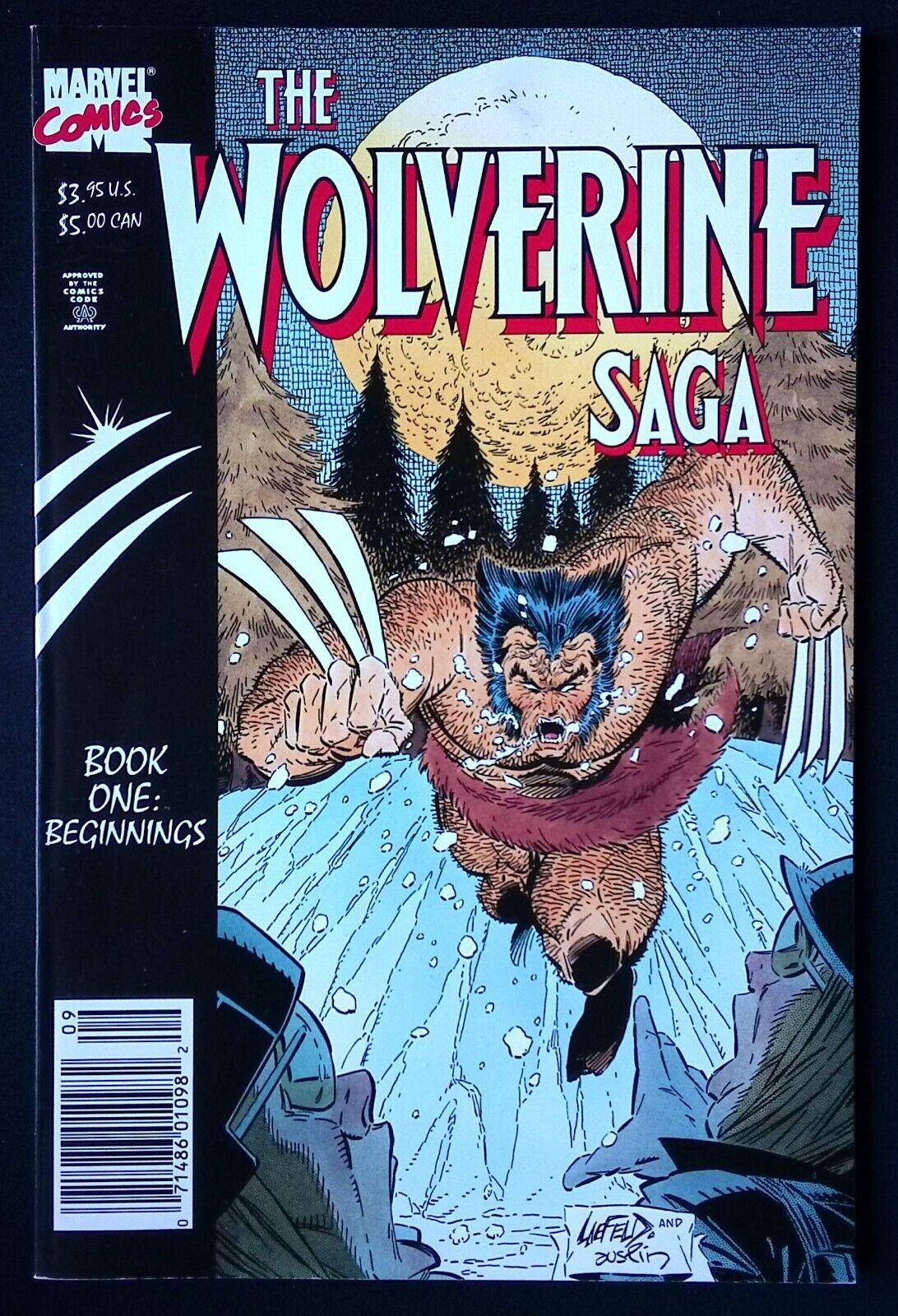 The Wolverine Saga Book One: Beginnings Liefield Marvel Comics