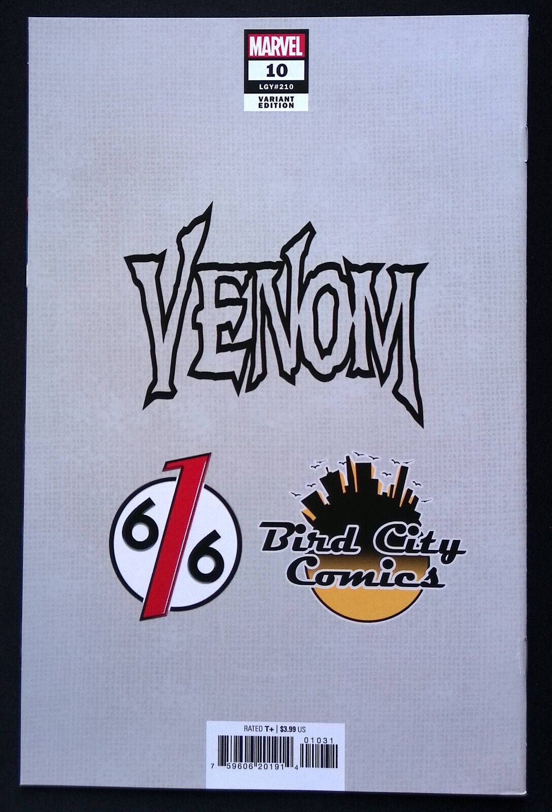 Venom - Issue #10 - 616 Comics / Bird City Comics Parrillo Variant