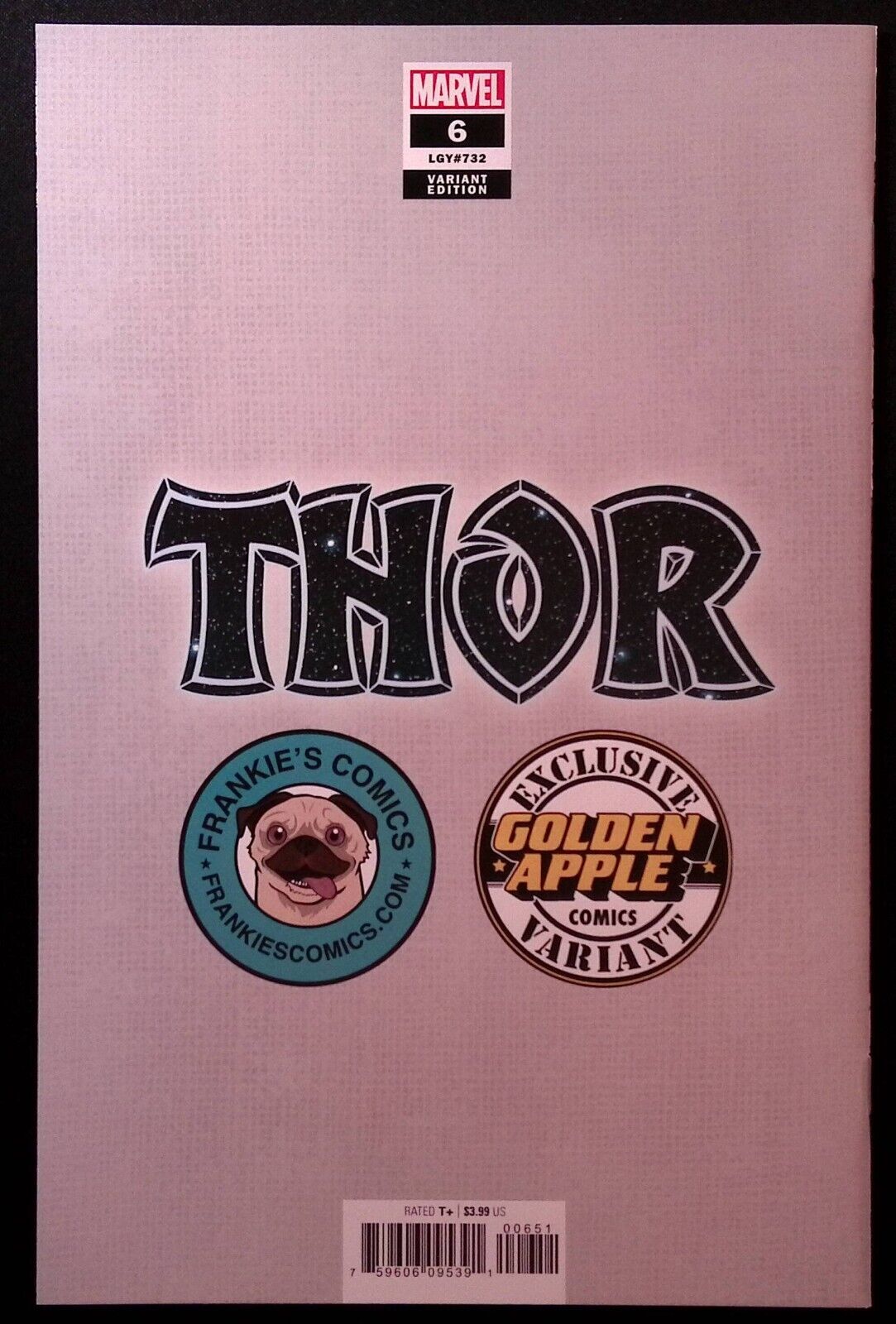 Thor #6 Peach Momoko Frankies Golden Apple Variant (Marvel Comics 2020)