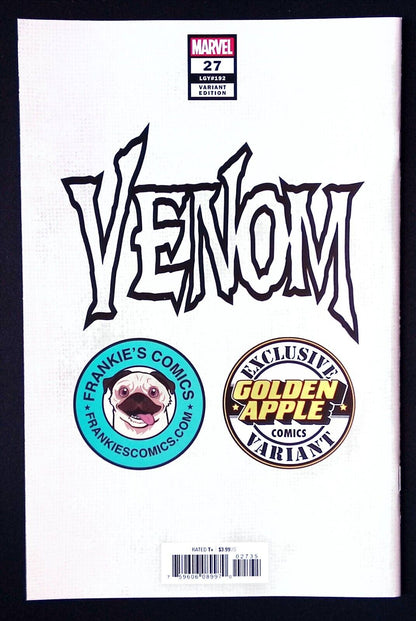 Venom #27 LGY #192 Peach Momoko Sketch Variant (Marvel Comics)