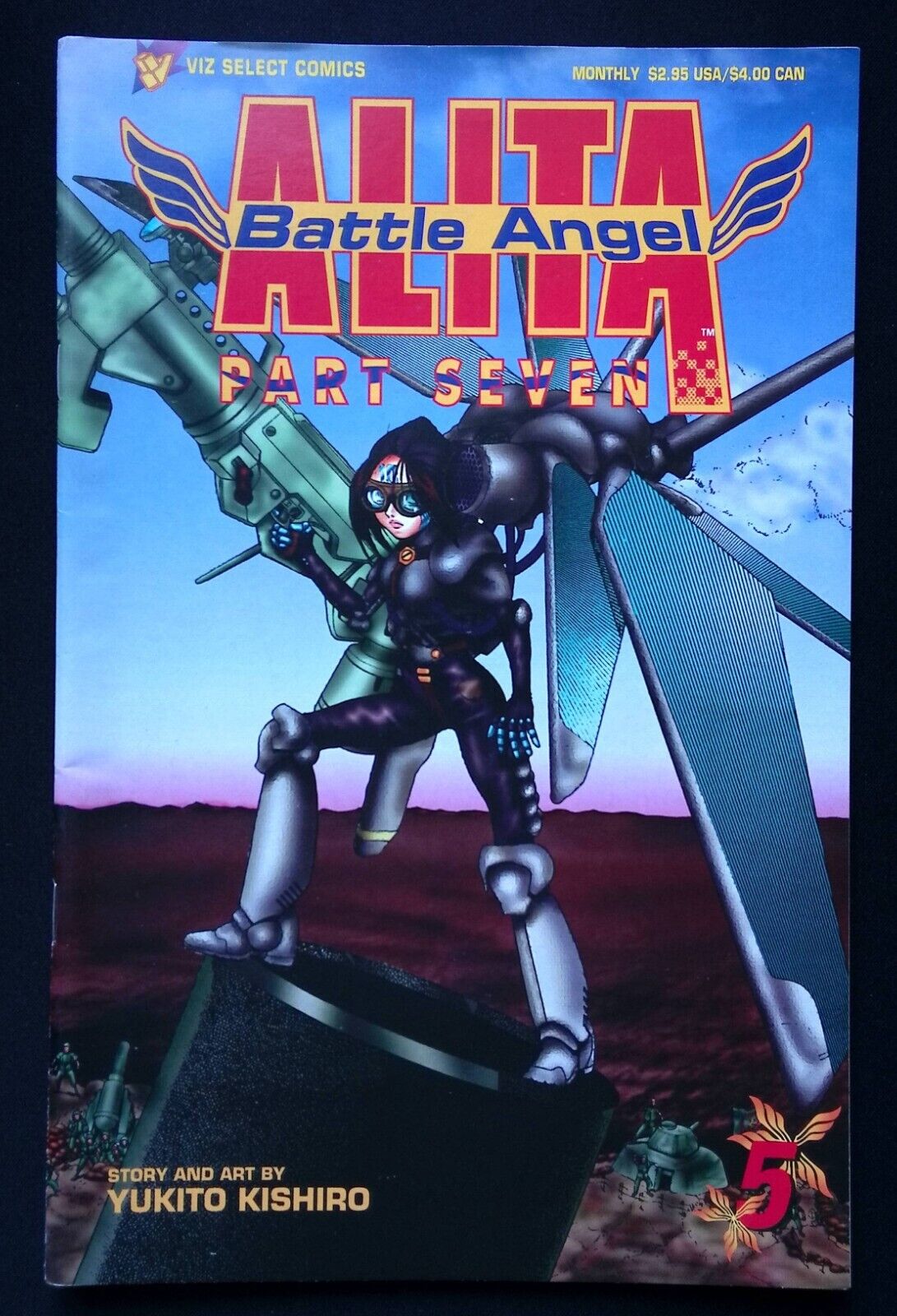 Battle Angel Alita Part Seven #5 Viz Select Comics