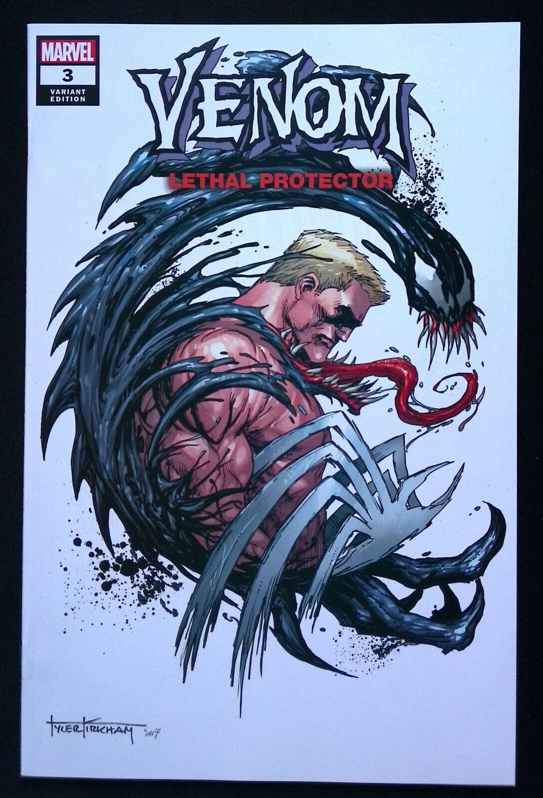 Venom Lethal Protector #3 Tyler Kirkham Exclusive Variant (Marvel Comics 2022)