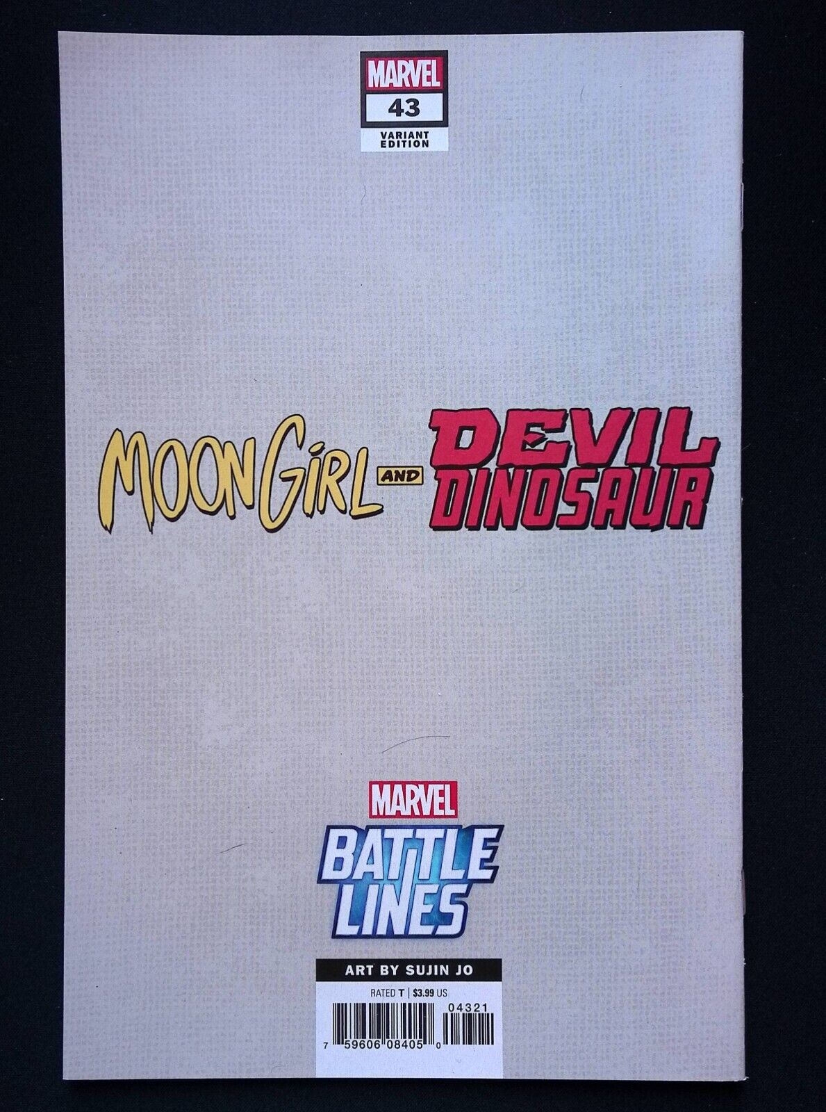 Moon Girl And Devil Dinosaur #43 Marvel Battle Lines Sujin Jo Variant