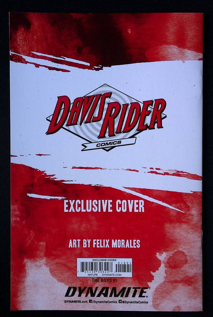The Boys #1 Davis Rider Exclusive Crain Homage Cover (Dynamite Comics)