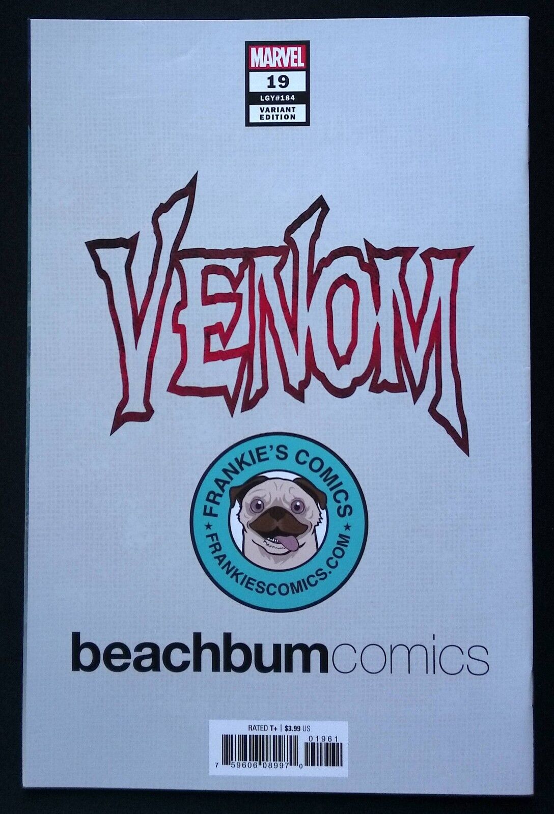 Venom #19 Tyler Kirkham Frankies Comics Exclusive