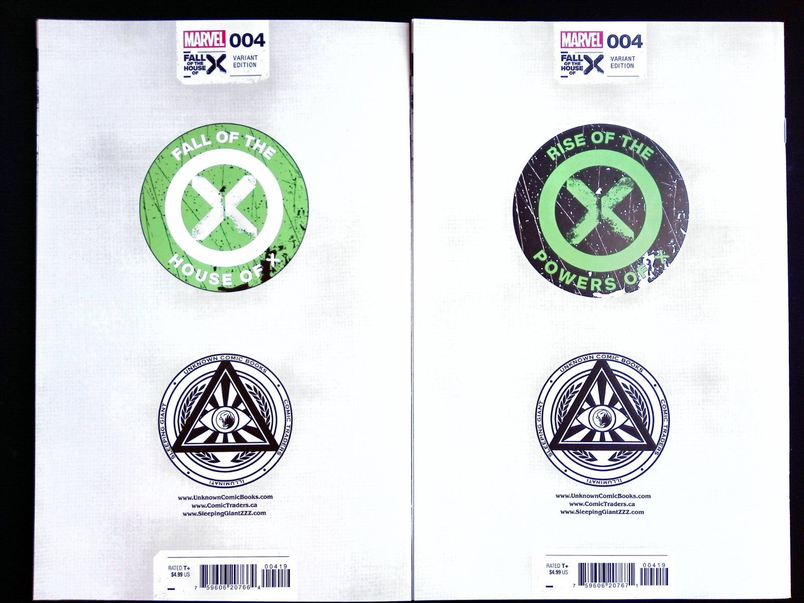 Fall of the House of X #4 Rise of the Powers of X #4 KAARE ANDREWS Trade Set