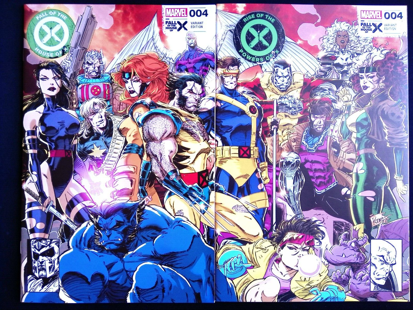 Fall of the House of X #4 Rise of the Powers of X #4 KAARE ANDREWS Trade Set