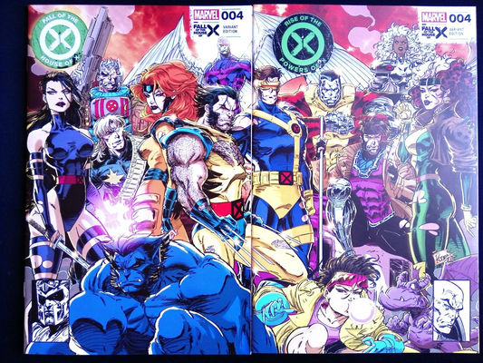 Fall of the House of X #4 Rise of the Powers of X #4 KAARE ANDREWS Trade Set