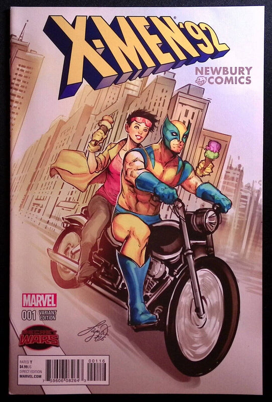 X-Men '92 #1 Newbury Comics Exclusive Variant (Marvel Comics 2015)