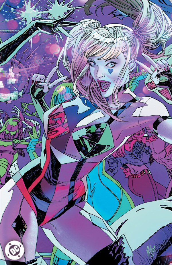 Gotham City Sirens: Unfit for Orbit #2 (2025) (Cover D Guillem March Kalanorian Connecting Foil Virgin Variant)