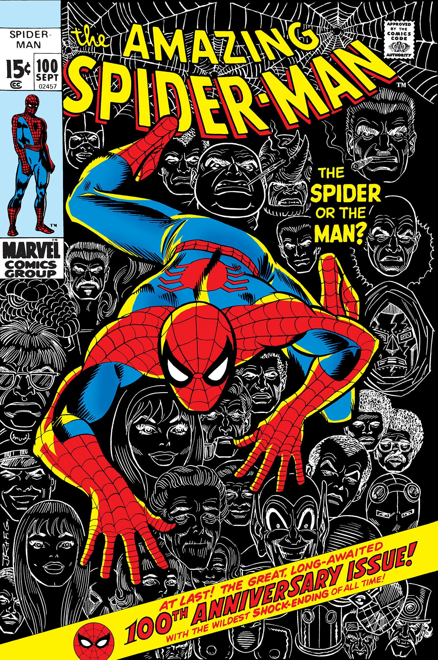 AMAZING SPIDER-MAN #100 FACSIMILE EDITION FOIL VARIANT