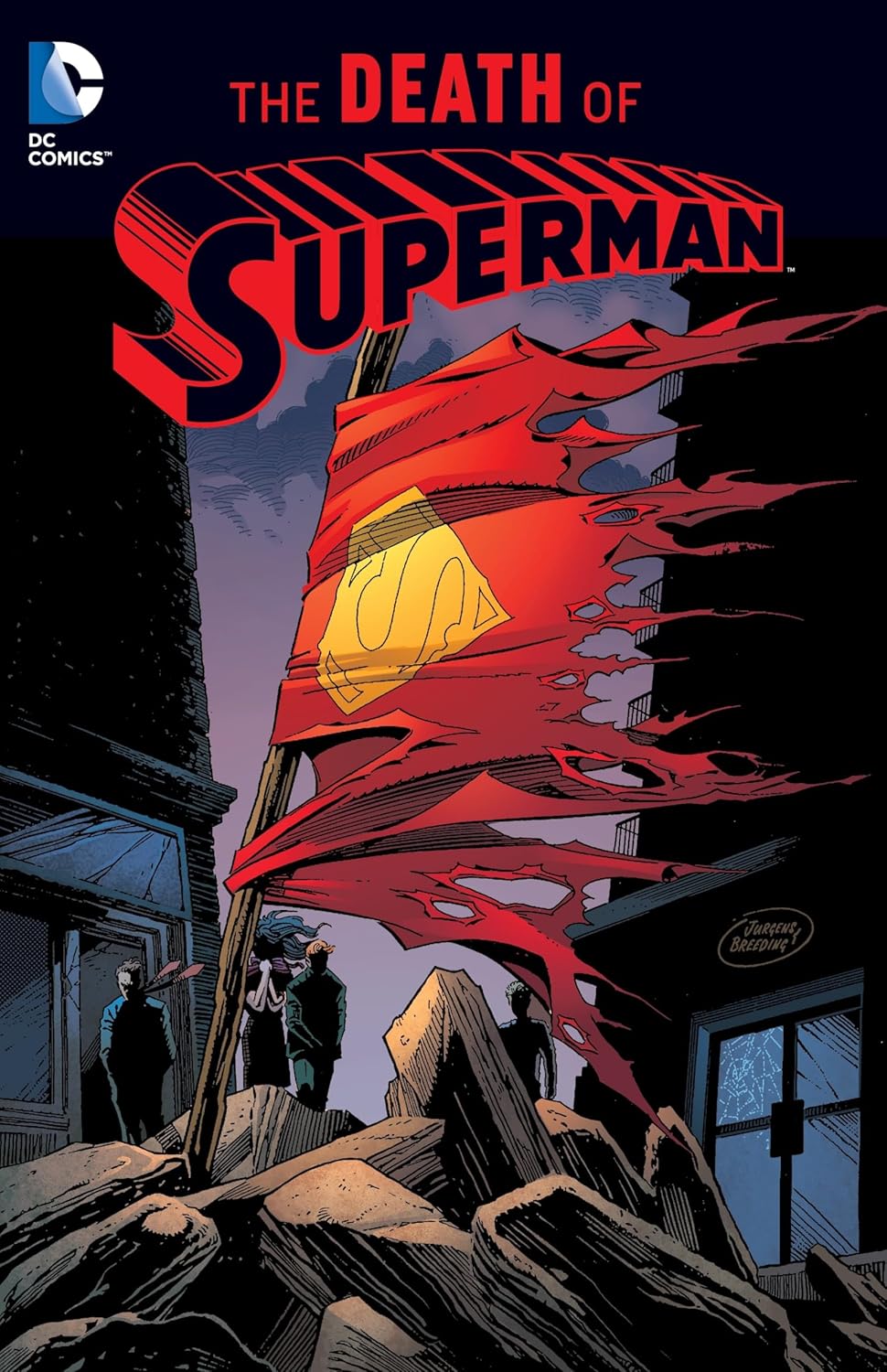 Death Of Superman Hardcover 2015 (DVD & Blu Ray Set Not Included)