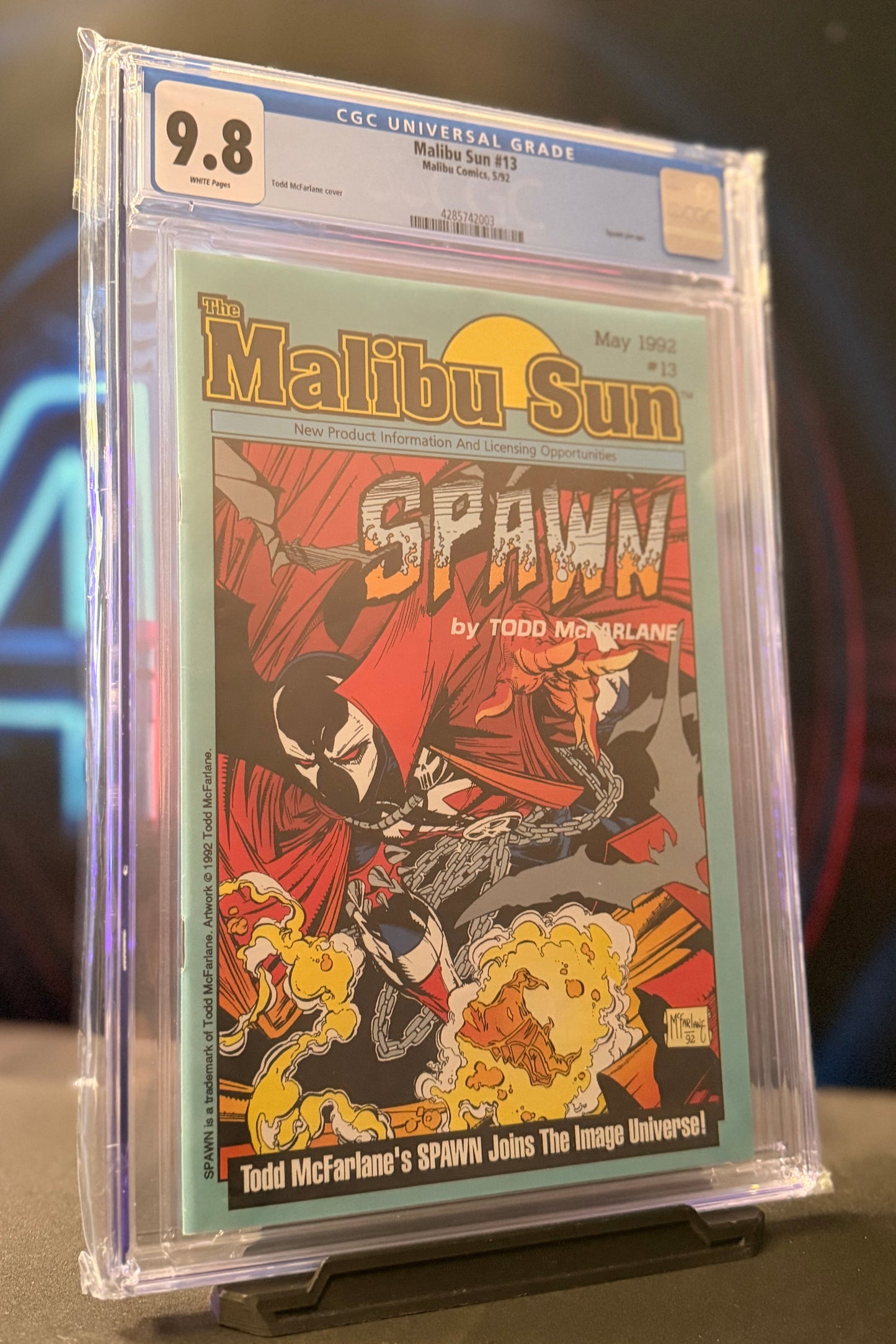 Malibu Sun #13 5/92 1st Appearance of Spawn
